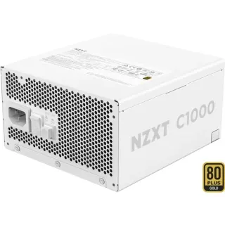 NZXT C1000 White, PC-Netzteil (weiß, 1x 16-Pin Grafikkarten Stecker, 6x PCIe, Kabel-Management, 1000 Watt)