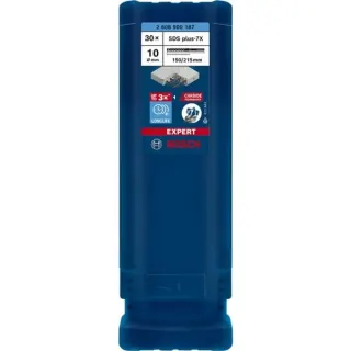 Bosch Professional EXPERT Hammerbohrer SDS-plus-7X, Ø 10mm, 30 Stück (Arbeitslänge 150mm)