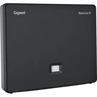 Gigaset BasicLine IP black, mit USB-C Netzteil, Telefonanlage (schwarz)