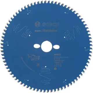 Bosch Professional Kreissägeblatt Expert for Aluminium, Ø 250mm, 80Z (Bohrung 30mm, für Kapp- & Gehrungssägen)