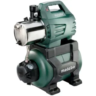 Metabo HWW 6000/25 Inox (600975000) Hauswasserwerk, Pumpe (schwarz/grün, 1300 Watt)