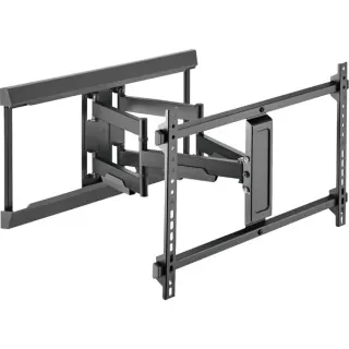 Digitus Full Motion TV-Wandhalterung 37" - 80" (schwarz (matt), Tragkraft 60 kg, Kabelmanagement)