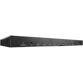 Lindy 8 Port HDMI 18G Splitter, HDMI Splitter (schwarz, HDR HDCP 2.2)