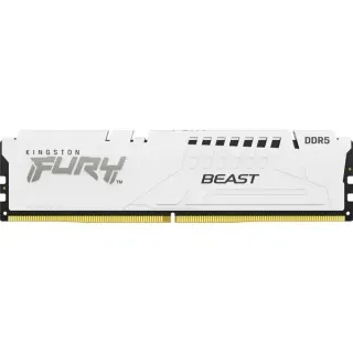 Kingston FURY DIMM 32 GB DDR5-5200 , Arbeitsspeicher (weiß, KF552C40BW-32, FURY Beast, INTEL XMP)