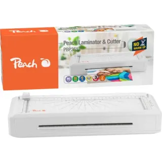 Peach 2 in 1 A4 Laminiergerät Plug & Play ( inkl. Trimmer & Laminierfolien)