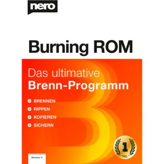 Nero AG Burning ROM, Recording-Software (Mehrsprachig, 1 Lizenz)