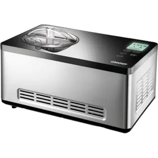 Unold Eismaschine Gusto (edelstahl/schwarz, für 2.000ml Eiscreme, 180 Watt Kompressor)