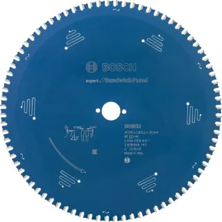 Bosch Professional EXPERT Sandwich Panel Kreissägeblatt, Ø 355mm, 80Z (Bohrung 30mm, für Handkreissägen)