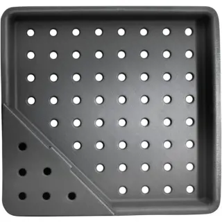 Napoleon Gusseisen Holzkohleeinsatz & Räuchervorrichtung, Grillkorb (schwarz)