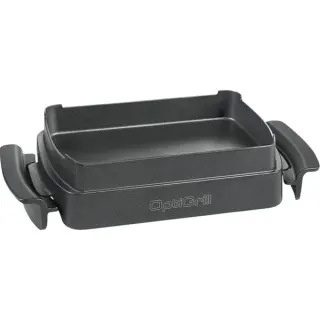 Tefal Backschale XA725870, für OptiGrill, Grillschale (anthrazit, 1,6 Liter)