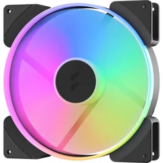 Fractal Design Prisma AL-18 ARGB PWM, Gehäuselüfter (schwarz/weiß, 180 mm)