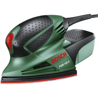 Bosch Heimwerken & Garten Multischleifer PSM 100 A (grün/schwarz, 100 Watt, inkl. 30 Schleifblätter)