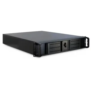Inter-Tech 2U-2098-SL, Server-Gehäuse (schwarz, 2 Höheneinheiten)