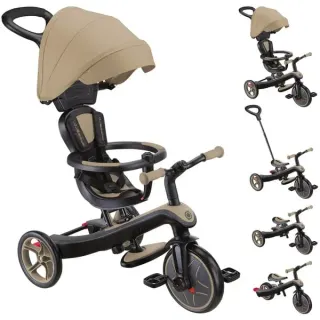GLOBBER Explorer Trike 4 in 1, Kinderfahrzeug (beige)