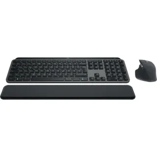 Logitech MX Keys S Combo, Desktop-Set (graphit, DE-Layout, Scherenmechanik, Logi Bolt, Bluetooth, kompatibel mit PC/Mac/iPad/Android)