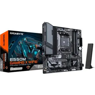 GIGABYTE B550M GAMING X WIFI6, Mainboard (schwarz/grau)
