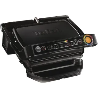 Tefal OptiGrill+ GC712834 Black Edition, Kontaktgrill (schwarz, 2.000 Watt)