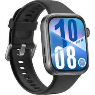 Huawei Watch Fit 4 (Seiya-B19F) , Smartwatch (schwarz, schwarzes Fluorelastomer-Armband)