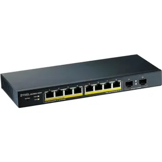 Zyxel GS1900-10HP V2, Switch (schwarz, lüfterlos)