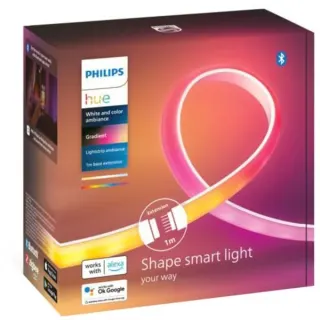 Philips HUE White & Color Ambiance Gradient Lightstrip Verlängerung, LED-Streifen (1 Meter)