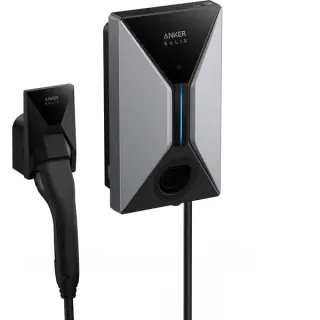 Anker SOLIX V1 Wallbox 7,4KW, 32A 1-phasig (schwarz/grau, mit 5 Meter Kabel)