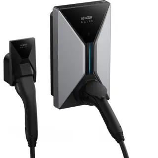 Anker SOLIX V1 Wallbox 11KW, 16A 3-phasig (schwarz/grau, ohne Kabel, mit Typ2-Ladebuchse)