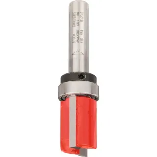 Bosch Professional Bündigfräser Expert for Wood Laminate, Ø 16mm (Schaft Ø 8mm, zweischneidig, Anlaufkugellager oben)