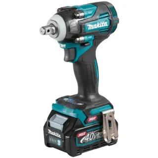 Makita Akku-Schlagschrauber TW004GD201 XGT, 1/2", 40Volt (blau/schwarz, 2x Li-Ion Akku 2,5Ah, im MAKPAC Gr.2)