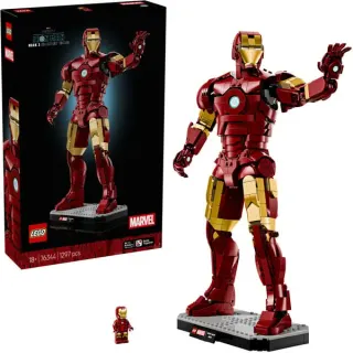LEGO 76344 Marvel Super Heroes Iron Man Mark 3 Sammleredition, Konstruktionsspielzeug