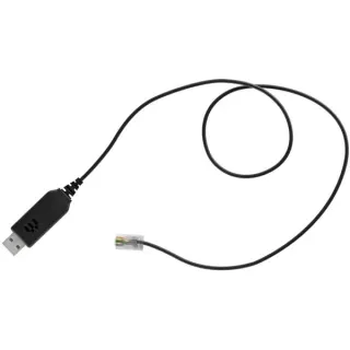 EPOS USB Adapterkabel CEHS-CI 02, USB-A Stecker > RJ-45 Stecker (schwarz, für Cisco u.a.)