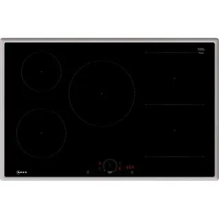Neff T58SHW1L0 N 70, Autarkes Kochfeld (schwarz/edelstahl, 80 cm)
