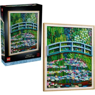 LEGO 31220 Art Claude Monet - Brücke über einen Seerosenteich, Konstruktionsspielzeug