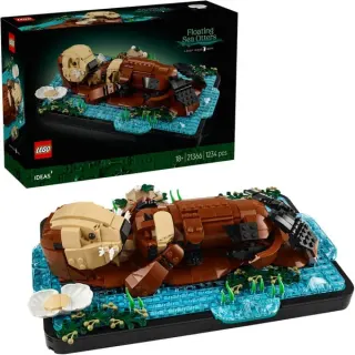 LEGO 21366 Ideas Schwimmende Otter, Konstruktionsspielzeug