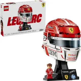 LEGO 43014 Editions Scuderia Ferrari HP Charles Leclerc Helm, Konstruktionsspielzeug