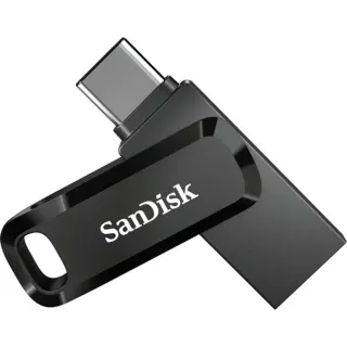 SanDisk Ultra Dual Drive Go 256 GB, USB-Stick (schwarz, USB-A 3.2 Gen 1, USB-C 3.2 Gen 1)
