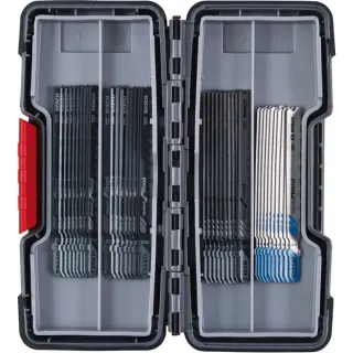 Bosch Professional Stichsägeblatt-Satz Wood and Metal, 40-teilig (Toughbox)