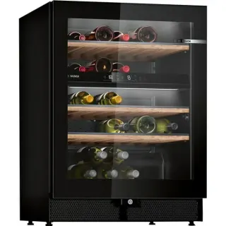 Bosch KWK16ABGB Serie 6, Weinkühlschrank (schwarz, 2 Temperaturzonen)