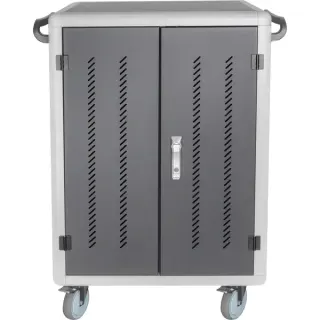Digitus Mobiler Ladeschrank für Notebooks/Tablets bis 39,62 cm (15,6 Zoll), Ladestation (schwarz)