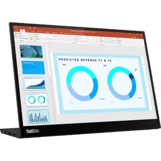 Lenovo ThinkVision M14d, LED-Monitor (36 cm (14 Zoll), schwarz, IPS, 2x USB-C)
