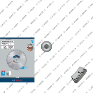 Bosch Professional PRO Multi Material Diamant-Trennscheibe, Ø 400mm (Bohrung 20mm)