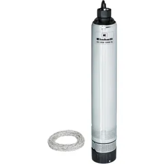 EINHELL Tiefbrunnenpumpe GC-DW 1000 N, Tauch- / Druckpumpe (edelstahl/schwarz, 1.000 Watt)