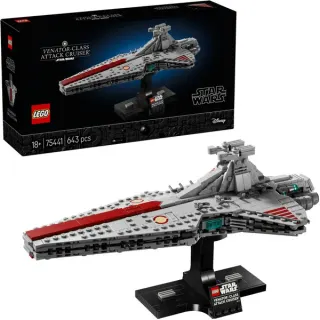 LEGO 75441 Star Wars Angriffskreuzer der Venator-Klasse, Konstruktionsspielzeug
