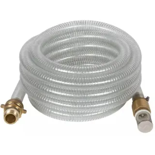 EINHELL Pumpen-Saugschlauch Messing (transparent, 7 Meter)