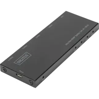 Digitus Ultra Slim HDMI Splitter, 1x4, 4K / 60 Hz (schwarz)