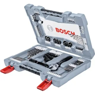 Bosch Heimwerken & Garten Premium X-Line Bohrer- /Schrauber-Set, 91-teilig, Bohrer- & Bit-Satz (grün)