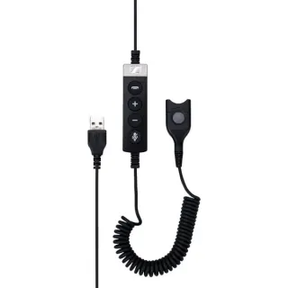 EPOS Adapterkabel USB-ED CC 01 MS (schwarz, für Headsets der CIRCLE- und CENTURY-Serie)