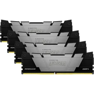 Kingston FURY DIMM 128 GB DDR4-3600 (4x 32 GB) Quad-Kit, Arbeitsspeicher (schwarz, KF436C18RB2K4/128, Renegade, INTEL XMP)