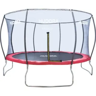 HUDORA Fantastic Trampolin 400V, Fitnessgerät (schwarz/rot)