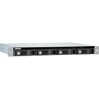 QNAP TR-004U-USB 3.0, Laufwerksgehäuse (schwarz)