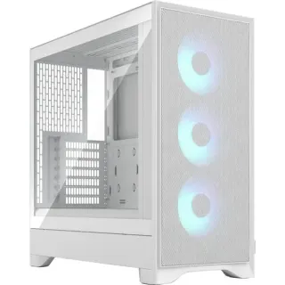 Fractal Design Pop 2 Air White TG RGB, Tower-Gehäuse (weiß, Tempered Glass)